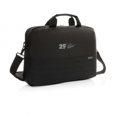 Logo trade promotional giveaways image of: Swiss Peak AWARE™ RFID 15.6'' laptop bag