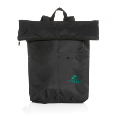 Logo trade advertising product photo of: Dillon AWARE™ RPET lightweight foldable backpack