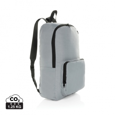 Logotrade promotional gift image of: Dillon AWARE™ RPET foldable classic backpack