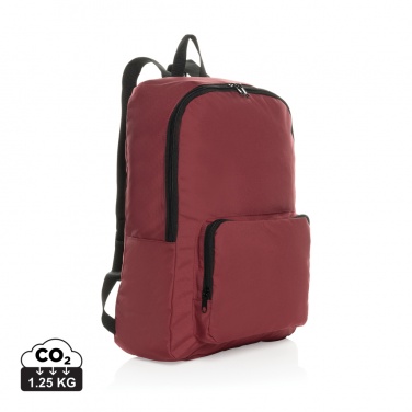 Logo trade corporate gifts picture of: Dillon AWARE™ RPET foldable classic backpack