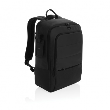 Logo trade business gift photo of: Armond AWARE™ RPET 15.6 inch deluxe laptop backpack