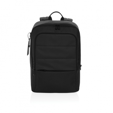 Logo trade promotional merchandise picture of: Armond AWARE™ RPET 15.6 inch deluxe laptop backpack