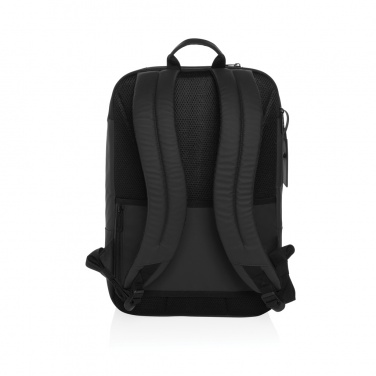 Logotrade corporate gift image of: Armond AWARE™ RPET 15.6 inch deluxe laptop backpack