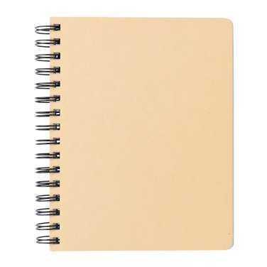 Logotrade corporate gifts photo of: A5 Kraft spiral notebook with sticky notes