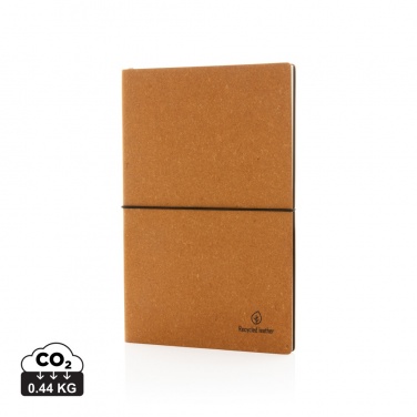 Logotrade promotional gift picture of: A5 recycled leather notebook