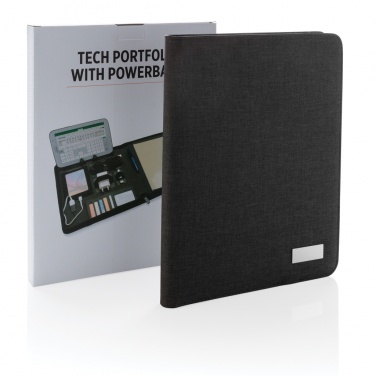 Logotrade promotional product image of: Tech portfolio with powerbank