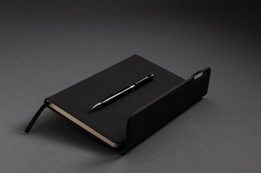 Logo trade corporate gift photo of: Swiss Peak deluxe A5 notebook and pen set