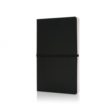 Logotrade promotional item picture of: Deluxe softcover A5 notebook