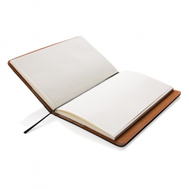 Logo trade promotional giveaways image of: Notebook with phone pocket