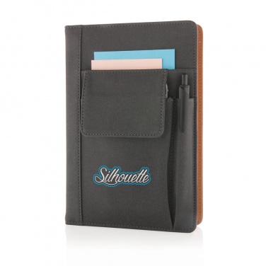 Logotrade corporate gift image of: Notebook with phone pocket