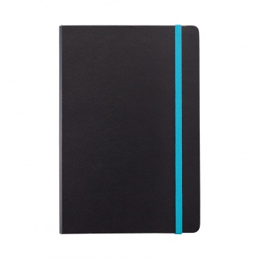 Logo trade corporate gift photo of: Deluxe hardcover A5 notebook with coloured side