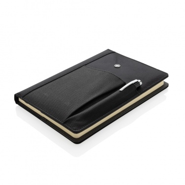 Logotrade promotional product image of: Refillable notebook and pen set