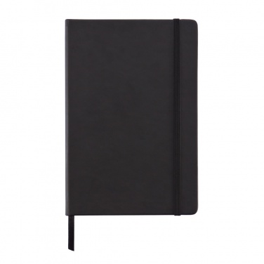 Logotrade business gift image of: Deluxe hardcover PU A5 notebook