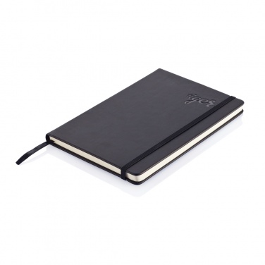 Logo trade business gift photo of: Deluxe hardcover PU A5 notebook