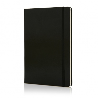 Logo trade promotional gift photo of: Deluxe hardcover A5 notebook