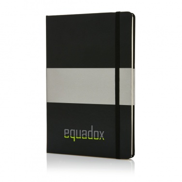 Logo trade promotional product photo of: Deluxe hardcover A5 notebook