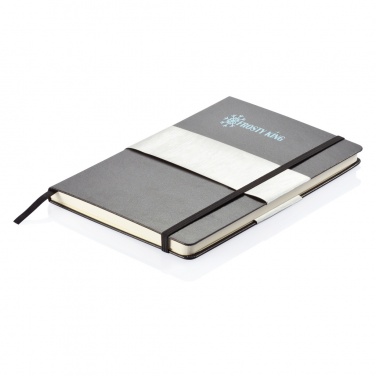 Logotrade promotional merchandise image of: Deluxe hardcover A5 notebook