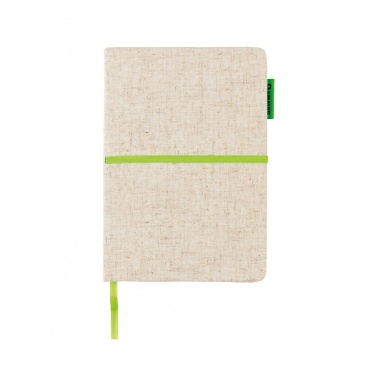 Logotrade promotional merchandise picture of: A5 jute notebook