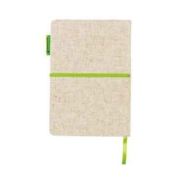 Logotrade business gift image of: A5 jute notebook