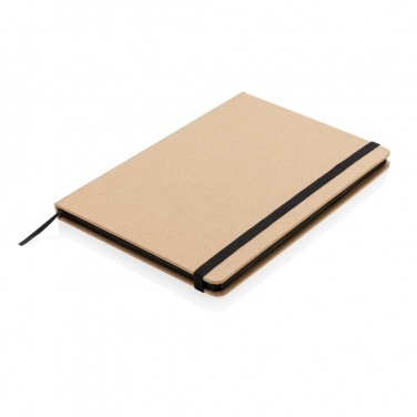 Logo trade promotional merchandise picture of: A5 kraft notebook