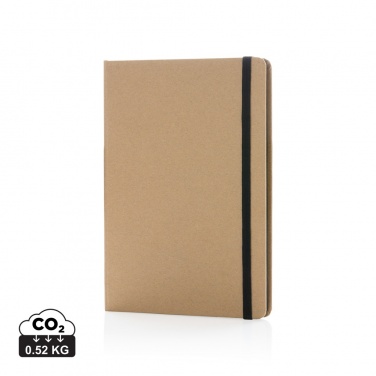 Logo trade promotional merchandise image of: A5 kraft notebook