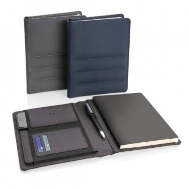 Logo trade business gifts image of: Impact AWARE™ RPET A5 notebook