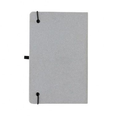 Logo trade promotional gift photo of: Recycled leather hardcover notebook A5