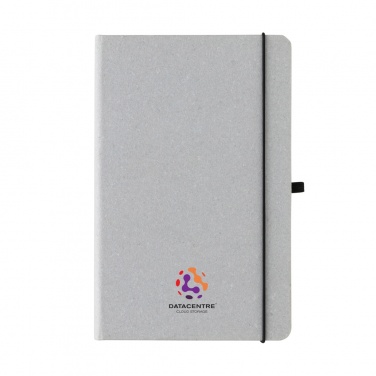 Logo trade corporate gift photo of: Recycled leather hardcover notebook A5