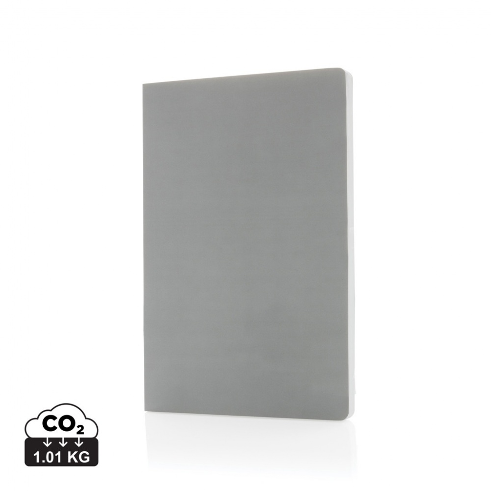 Logo trade promotional items image of: Impact softcover stone paper notebook A5