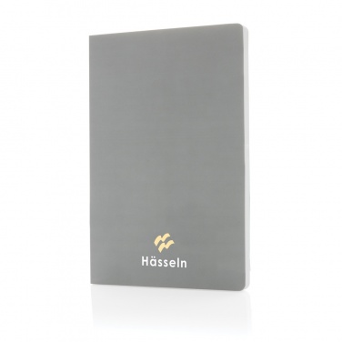 Logo trade promotional merchandise picture of: Impact softcover stone paper notebook A5