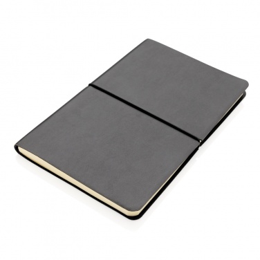 Logo trade promotional giveaway photo of: Modern deluxe softcover A5 notebook