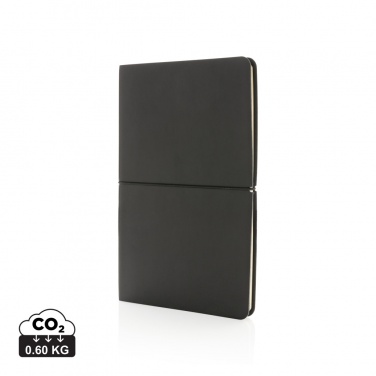 Logo trade promotional items image of: Modern deluxe softcover A5 notebook