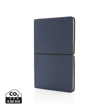 Logo trade corporate gift photo of: Modern deluxe softcover A5 notebook