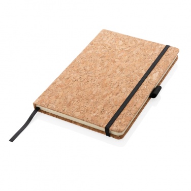 Logo trade promotional merchandise picture of: Cork hardcover notebook A5