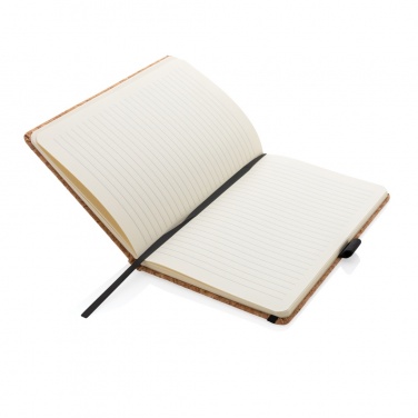 Logo trade corporate gifts image of: Cork hardcover notebook A5