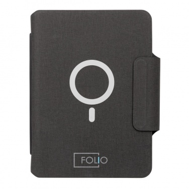 Logo trade promotional product photo of: Artic Magnetic 10W wireless charging A5 notebook