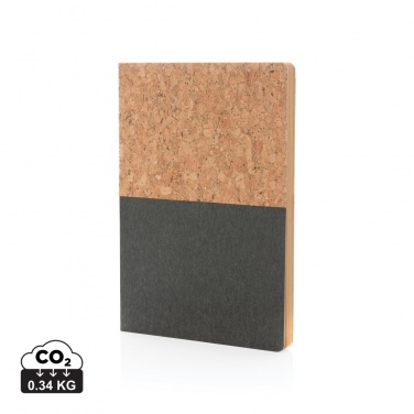 Logotrade advertising product picture of: A5 cork & kraft notebook