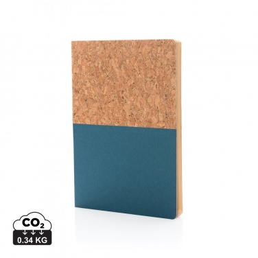 Logotrade advertising product image of: A5 cork & kraft notebook