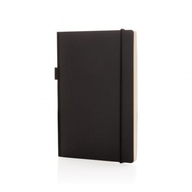 Logo trade promotional products image of: A5 deluxe kraft hardcover notebook