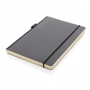 Logo trade corporate gifts picture of: A5 deluxe kraft hardcover notebook