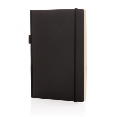 Logo trade corporate gifts picture of: A5 deluxe kraft hardcover notebook