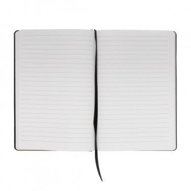 Logo trade promotional gifts picture of: A5 Impact stone paper hardcover notebook