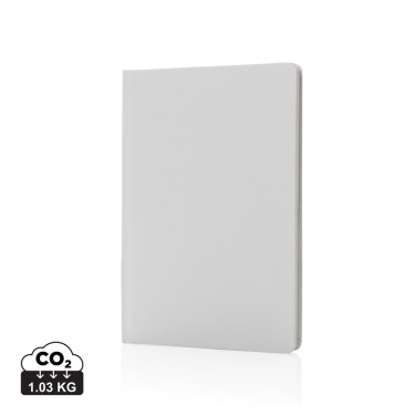 Logo trade promotional product photo of: A5 Impact stone paper hardcover notebook