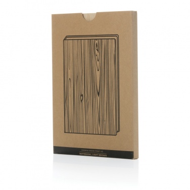 Logo trade promotional items picture of: Kavana wood print A5 notebook