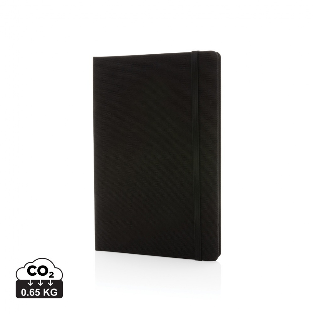 Logo trade promotional gifts picture of: GRS certified RPET A5 notebook