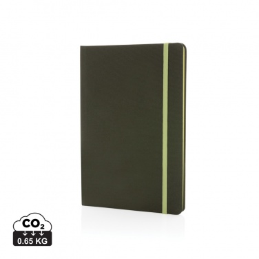 Logo trade promotional giveaways image of: GRS certified RPET A5 notebook