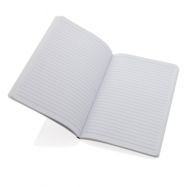 Logo trade promotional items image of: Salton A5 GRS certified recycled paper notebook