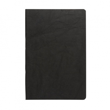 Logo trade corporate gifts image of: Salton A5 GRS certified recycled paper notebook