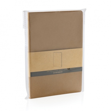 Logotrade advertising products photo of: Salton A5 GRS certified recycled paper notebook