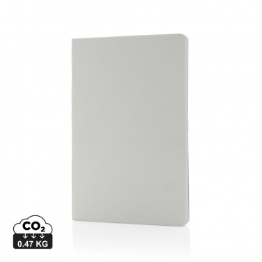 Logo trade promotional product photo of: Salton A5 GRS certified recycled paper notebook